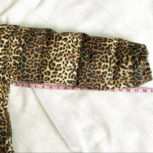 CONCEPTS Men’s GOOSE DOWN Puffer Hooded Jacket Leopard Print Size M - Picture 5 of 15